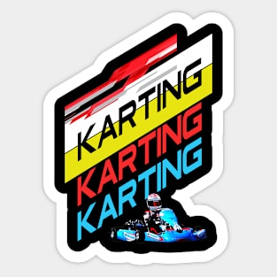 Karting Sticker